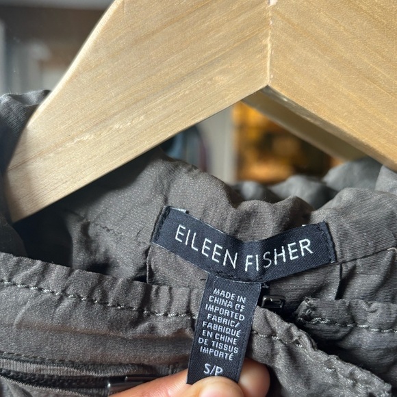 EILEEN FISCHER | rumpled organic cotton coat | size small - Picture 5 of 6